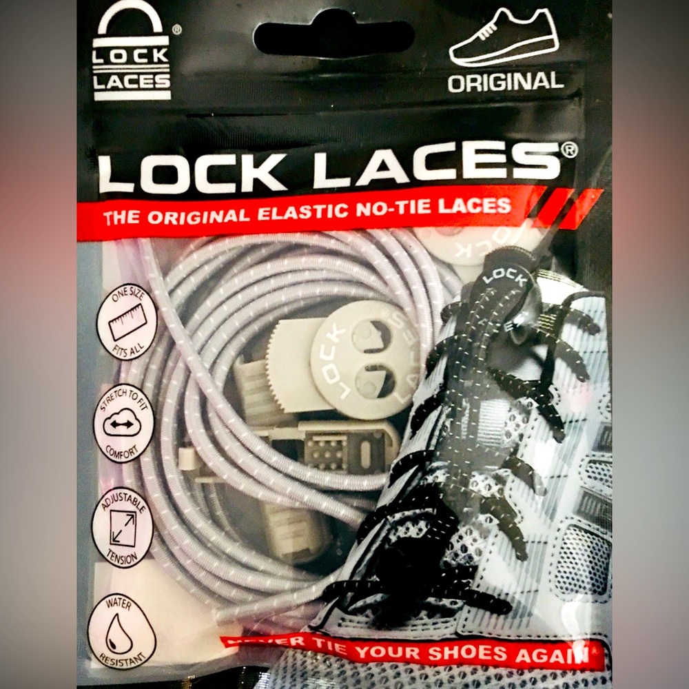 Lock Laces Original No-Tie Shoelaces
One Size Fits All
Cool Gray Color🤍🔘
NWOT